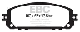 6000 Series Greenstuff Truck/SUV Brakes Disc Pads
