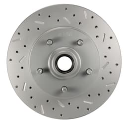 2 Inch Spindle Kit with Drilled Rotors and Black Powder Coated Calipers