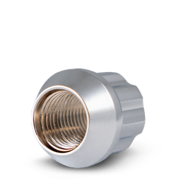 12X1.5 LUG BOLT (24mm) SPLINE 5 LUG 0.95" CHROME 20 LUGS, 1 KEY