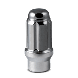 12X1.25 CLOSED END SPLINE ET6 LUG 1.62" CHROME 24 LUGS, 1 KEY