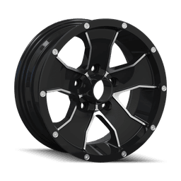 14 (14) GLOSS BLACK MACHINED