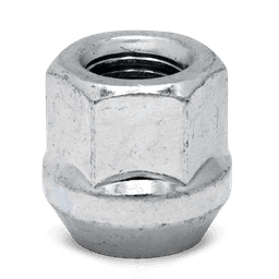 1/2" OPEN END BULGE ACORN (18 POINT) 6 LUG 0.87" ZINC 19 LUGS, 4 LOCKS, 1 KEY