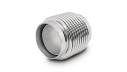 Bellows Assembly with Solid Liner, 1.50" I.D. x 2.75" Long - Electro Polished