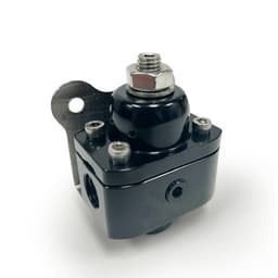 Billet Aluminum Fuel Pressure Bypass, 5-12 PSI, -6AN ORB, Black