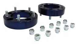 1.5" Wide Blue Anodized Wheel Spacer Set for 76-86 Jeep CJ-5, CJ-7, CJ-8