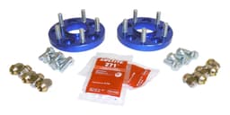 .75" Wide Blue Wheel Spacer Set for Jeep 15-18 BU Renegade, 14-18 KL Cherokee